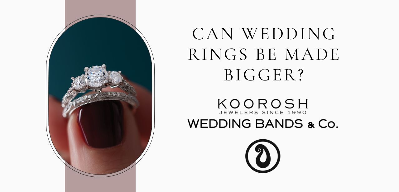 Can Wedding Rings Be Made Bigger? - Wedding Bands & Co.